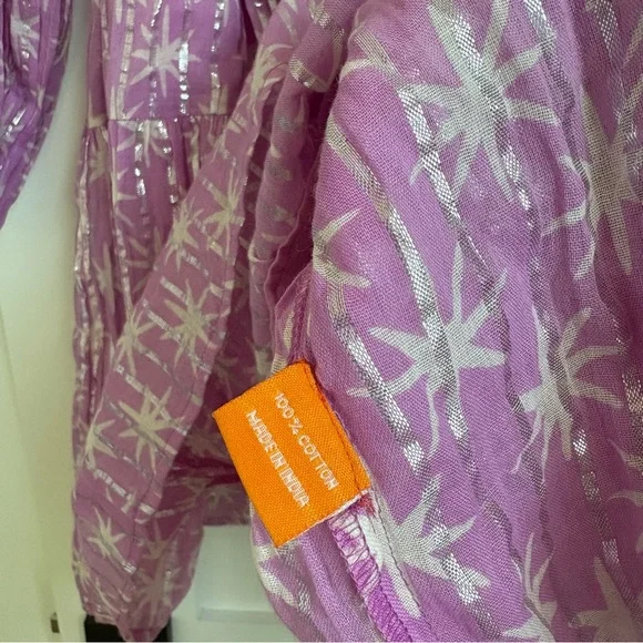 Tuckernuck Oliphant Virgo Lilac Tiered Mini Dress - Picture 7 of 11